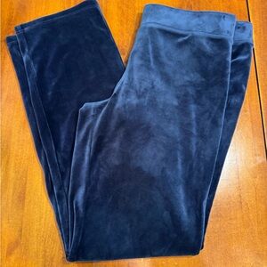 Lilly Pulitzer velour  Blue Pants XL